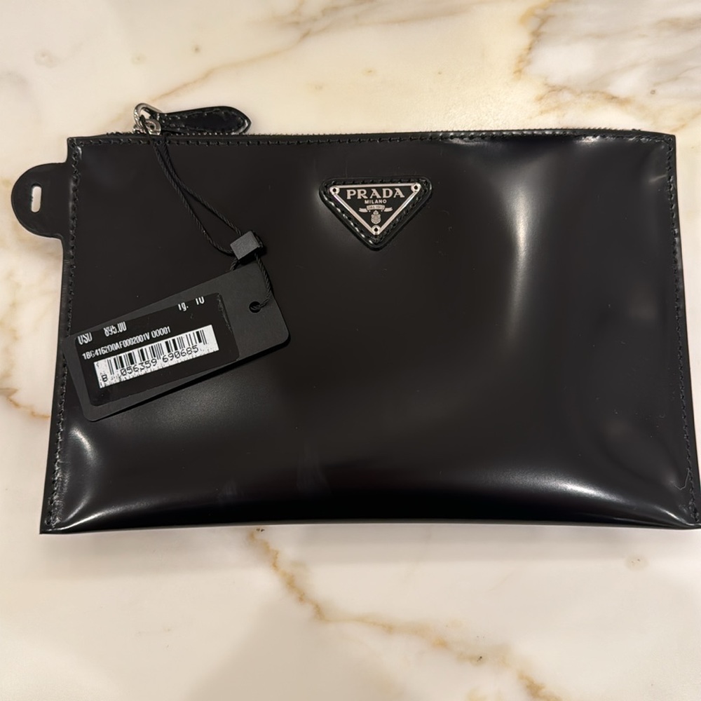 NWT Prada Sequined Logo Print Mesh Tote Bag - Picture 14 of 15